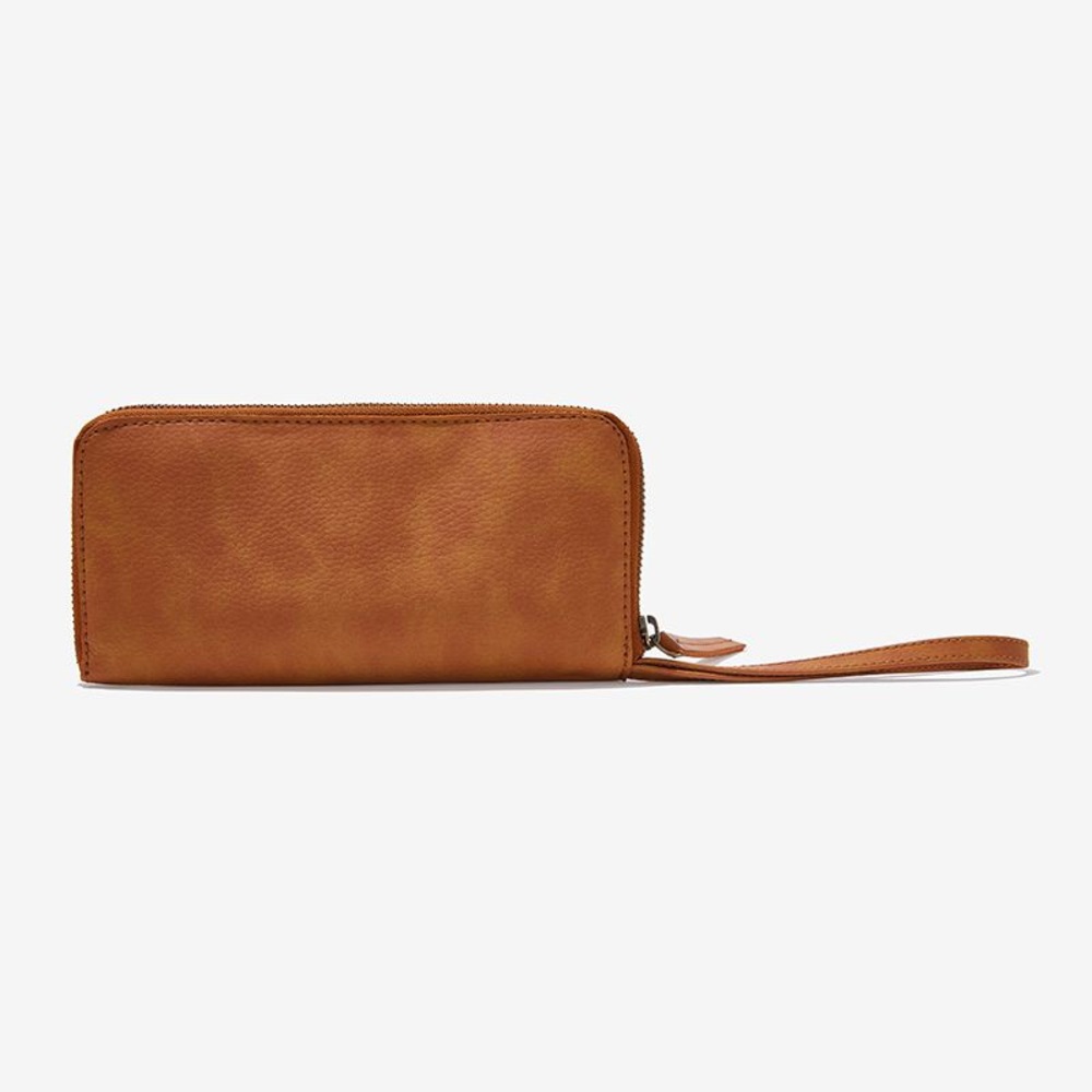 NWT Free People distressed, vegan leather wallet